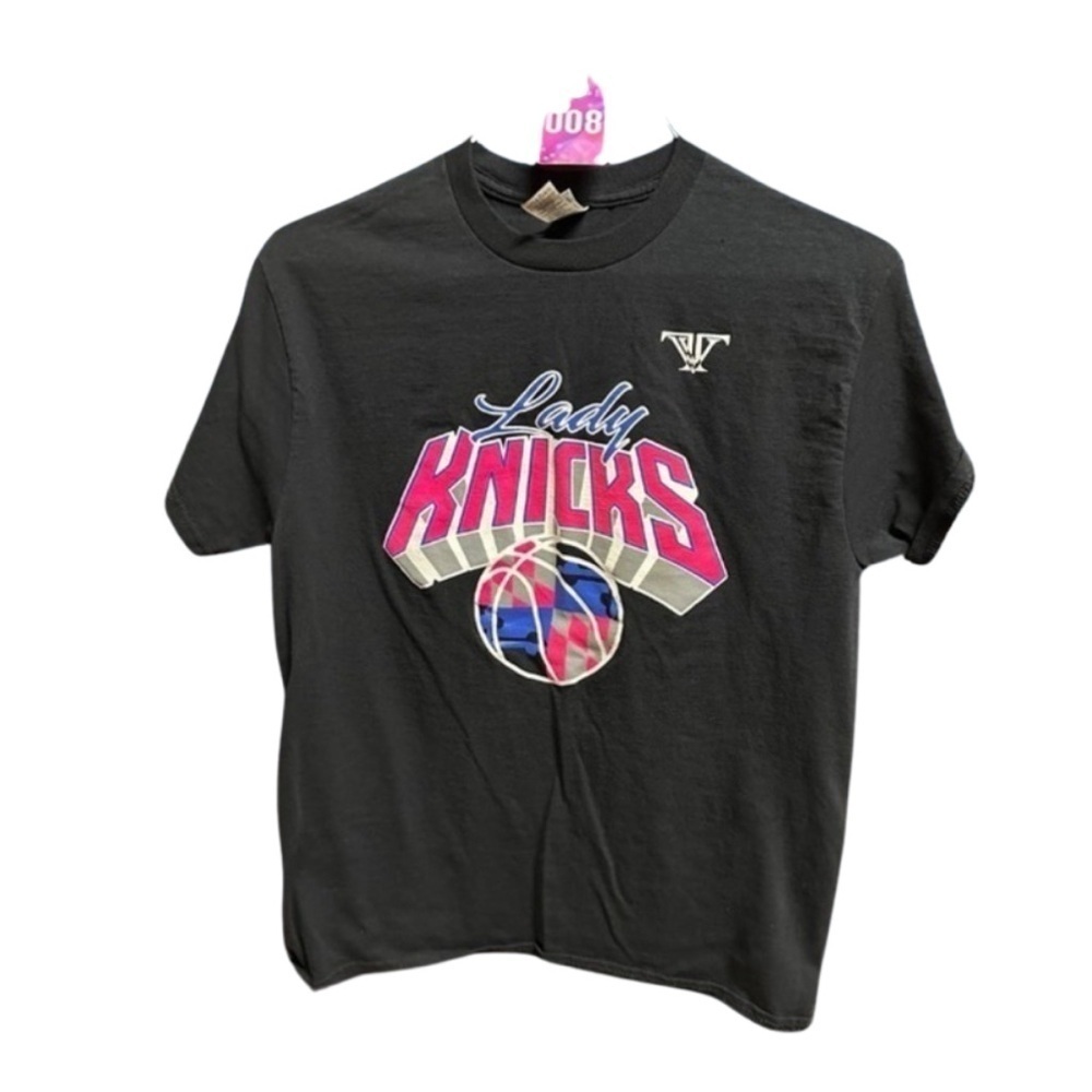 Lady Knicks T-Shirt - Black (Size Medium)